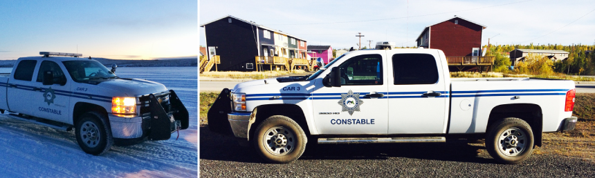 Town of Inuvik by-law trucks.