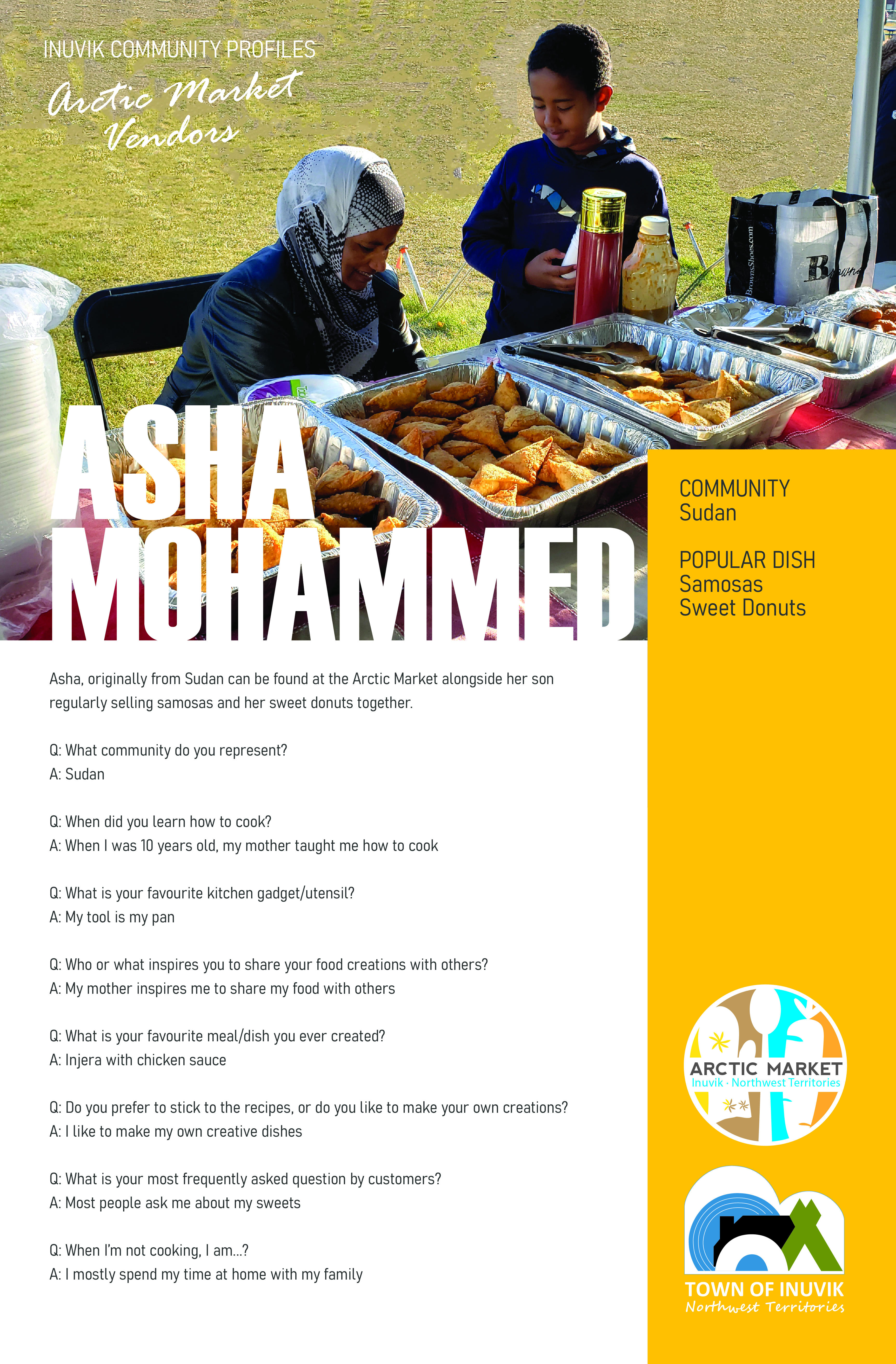 Asha Mohammed Food Vendor Profile