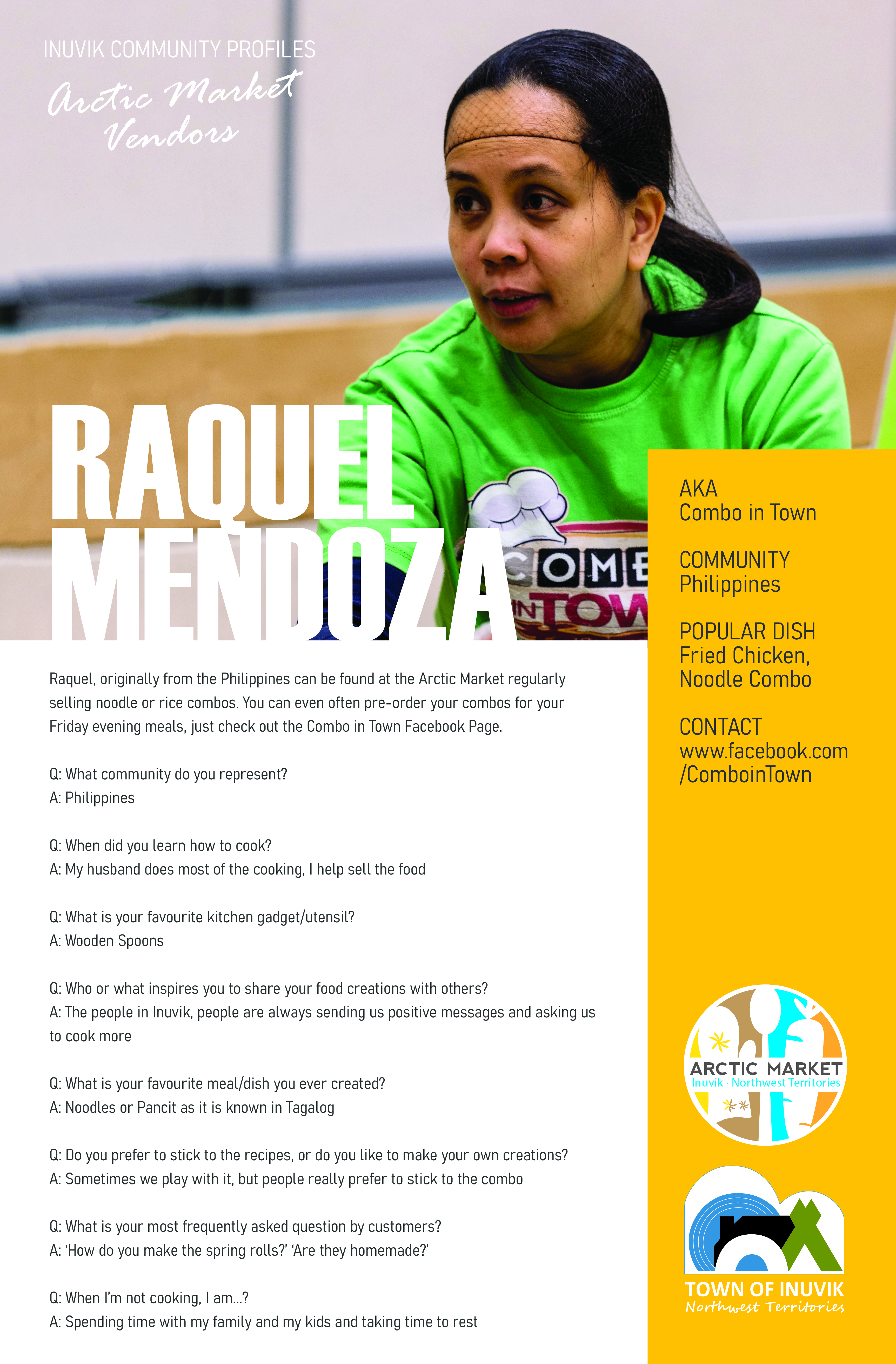 Raquel Mendoza Food Vendor Profile