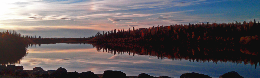 Boot Lake Sunset.